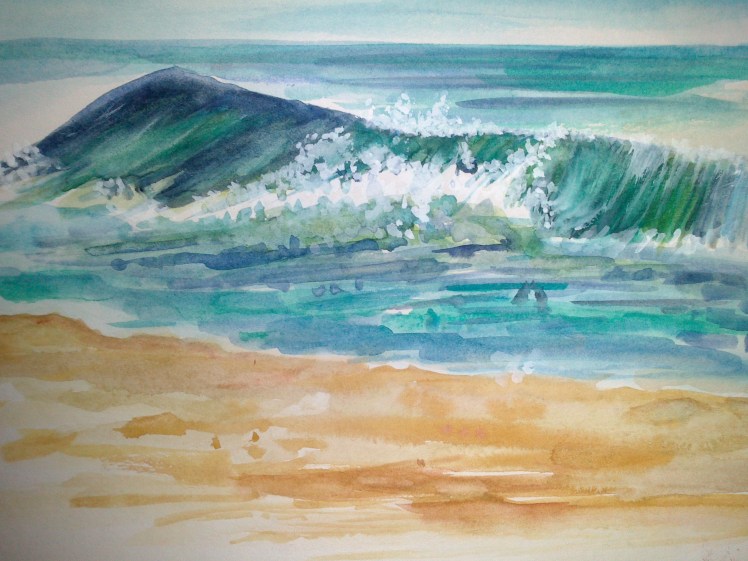 One Day - Watercolour by Andrea Connolly